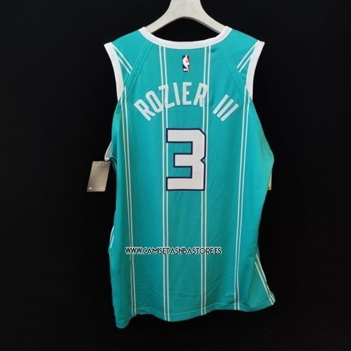 Terry Rozier III NO 3 Camiseta Charlotte Hornets Icon Autentico 2020-21 Verde